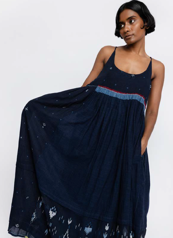 INJIRI Amber Blue Slip | Chi
