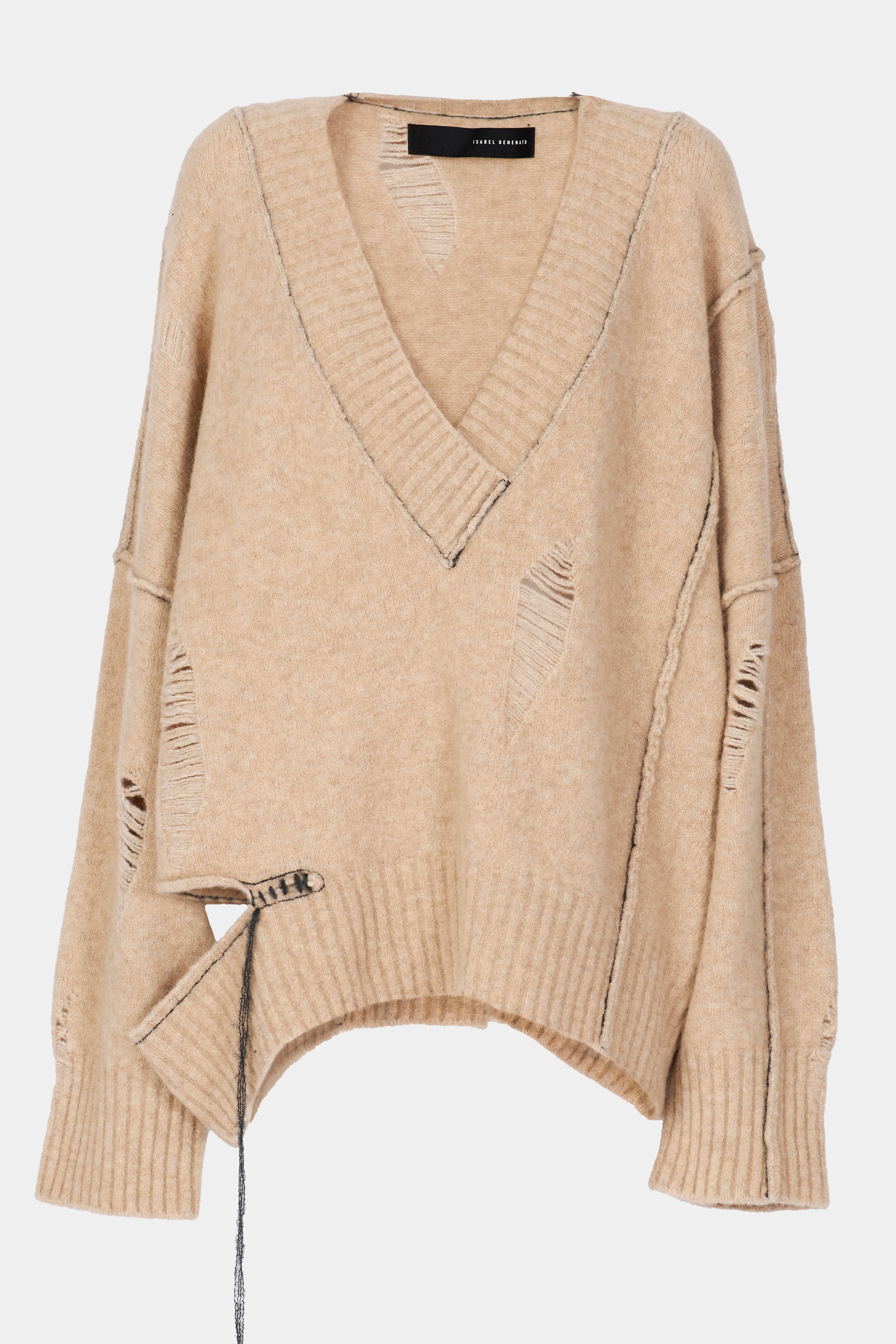 定価　29800円　Isabel Benenato ISABEL BENENATO destroyed effect yak sweater | Revolution